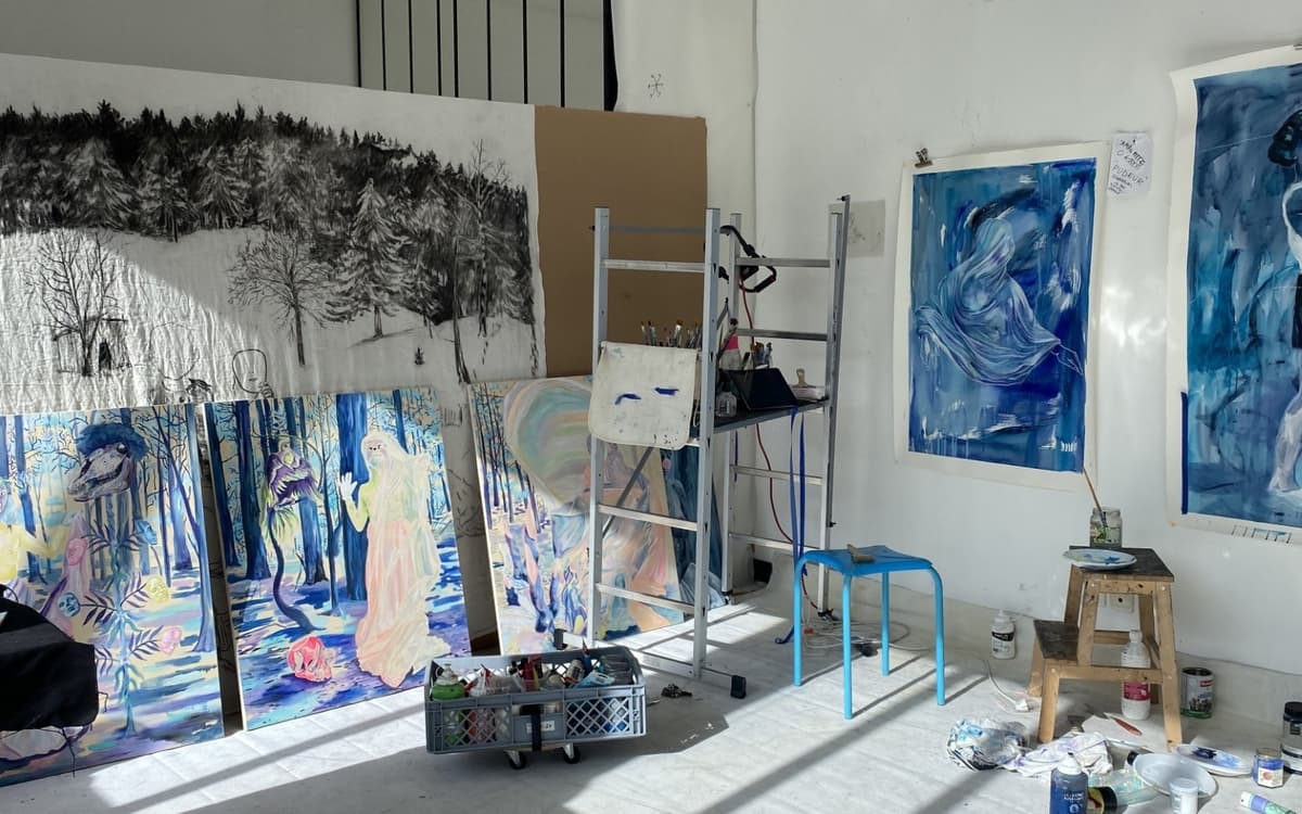 玛丽-皮埃尔·布鲁内尔工作室一瞥